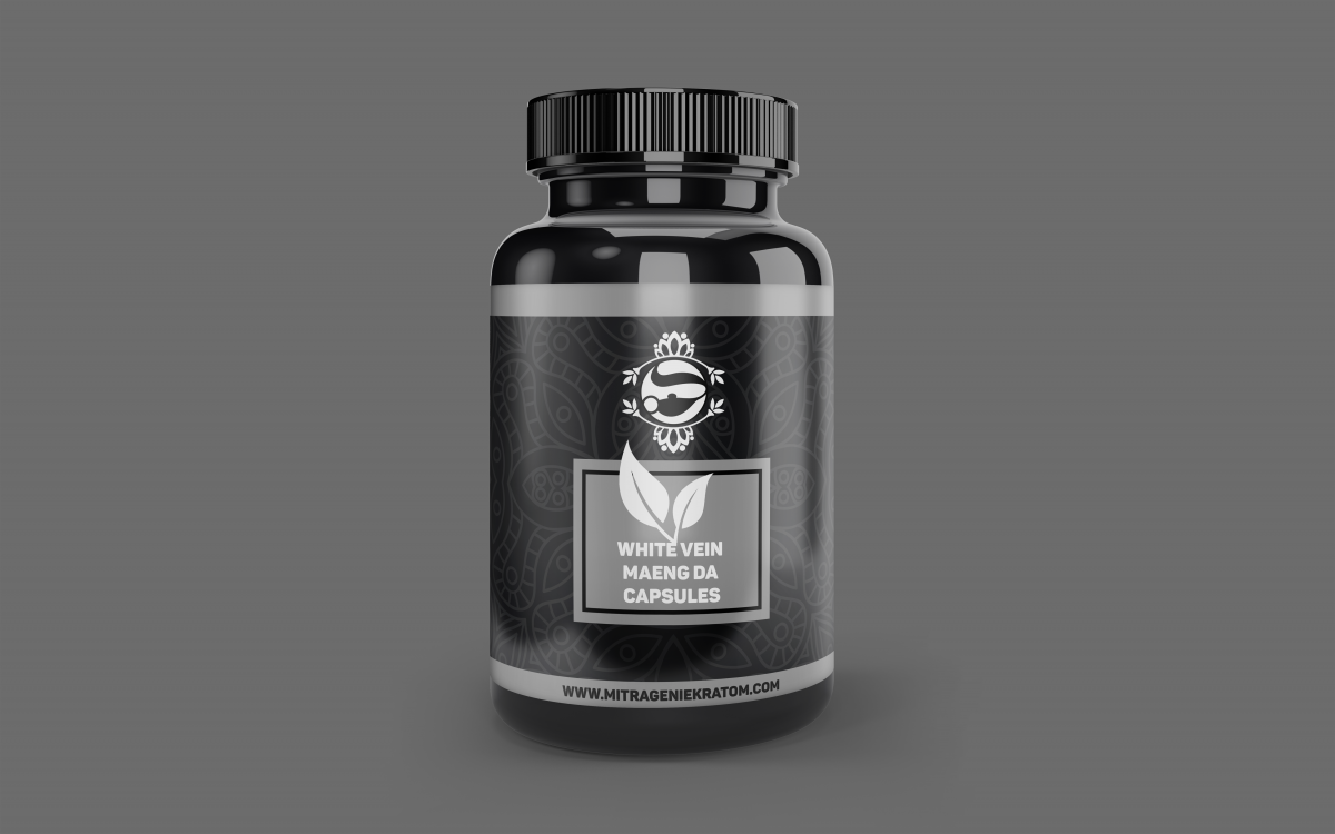 White Vein Maeng Da Kratom Capsules
