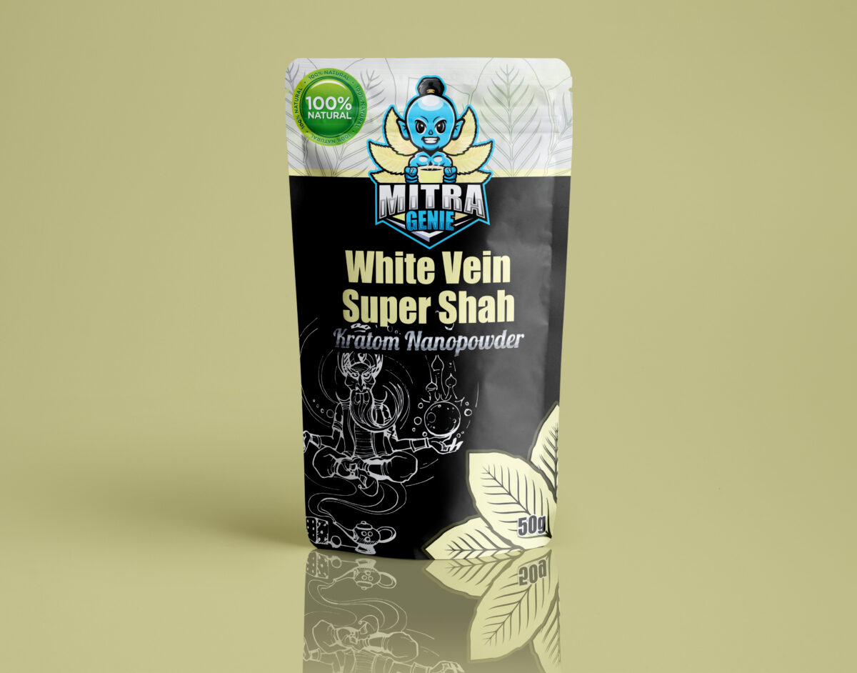 White Vein Super Shah 3D White Vein Super Shah Kratom Powder